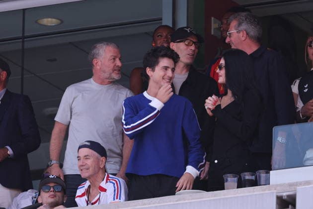 2026 World Cup Final - Timothee Chalamet and Kylie Jenner In The Stands - USA Timothee Chalamet and girlfriend Kylie Jenner in the stands during the FIFA World Cup 2026 final football match between Spain and Argentina on July 19, 2026 at the New York Stadium in East Rutherford, NJ, USA. Photo by Charles Guerin ABACAPRESS.COM East Rutherford NJ United States  Copyright: xGuerinxCharles ABACAx