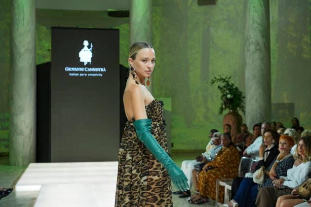 IPA86820004 - Rome Giovanni CannistrÃ ™s fashion show at the Rome Fashion Show Haute Couture 2026 at the Salone delle Colonne In the photo: Giovanni CannistrÃ  Copyright: xBArbaraxAmendolax xBarbaraxAmendolax 86820004