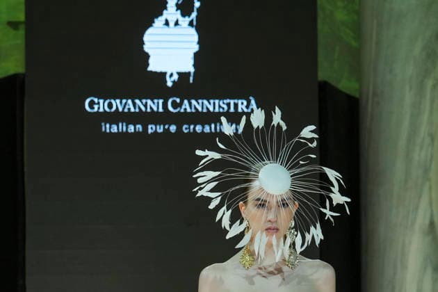 IPA86820039 - Rome Giovanni CannistrÃ ™s fashion show at the Rome Fashion Show Haute Couture 2026 at the Salone delle Colonne In the photo: Giovanni CannistrÃ  Copyright: xBArbaraxAmendolax xBarbaraxAmendolax 86820039