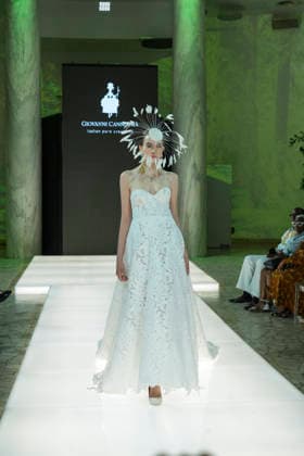 IPA86820045 - Rome Giovanni CannistrÃ ™s fashion show at the Rome Fashion Show Haute Couture 2026 at the Salone delle Colonne In the photo: Giovanni CannistrÃ  Copyright: xBArbaraxAmendolax xBarbaraxAmendolax 86820045