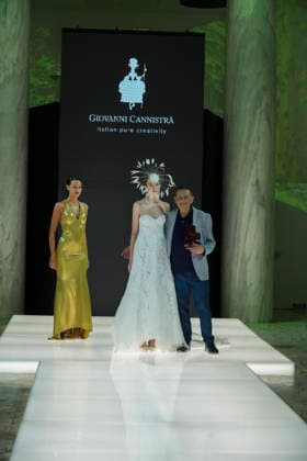 IPA86820098 - Rome Giovanni CannistrÃ ™s fashion show at the Rome Fashion Show Haute Couture 2026 at the Salone delle Colonne In the photo: Giovanni CannistrÃ  Copyright: xBArbaraxAmendolax xBarbaraxAmendolax 86820098