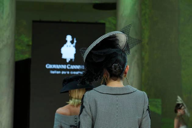 IPA86820095 - Rome Giovanni CannistrÃ ™s fashion show at the Rome Fashion Show Haute Couture 2026 at the Salone delle Colonne In the photo: Giovanni CannistrÃ  Copyright: xBArbaraxAmendolax xBarbaraxAmendolax 86820095