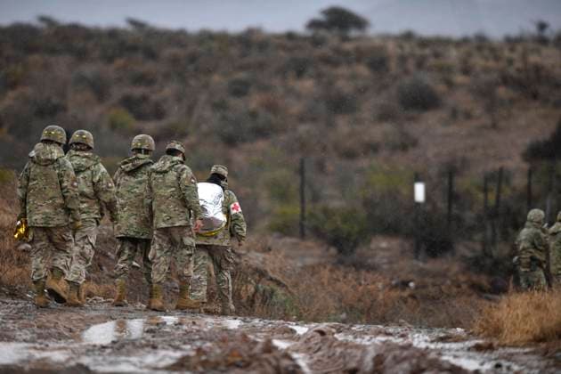 Coquimbo, July 19, 2026 In the municipality of Coquimbo, in the rural area of Tambillos, the Chilean Army is using heavy machinery to rescue families who have been cut off due to the flooding of the Alejandro Pizarro Aton streams in Chile, CHILE Aton 1173894  Copyright: AlejandroxPizarro AtonxChile