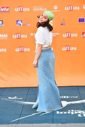 IPA86823527 - Giffoni Vallepiana Giffoni Festival 2026 Photocall Greta and the True Fairy Tales, Pictured: Sara Ciocca  Copyright: xVincenzoxLandix xVincenzoxLandix 86823527