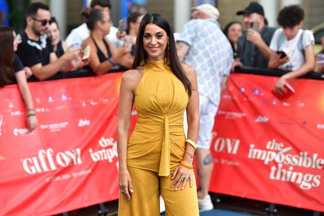 IPA86823562 - Giffoni Vallepiana Giffoni Festival 2026 Photocall Greta and the True Fairy Tales, Pictured: Donatella Finocchiaro  Copyright: xVincenzoxLandix xVincenzoxLandix 86823562