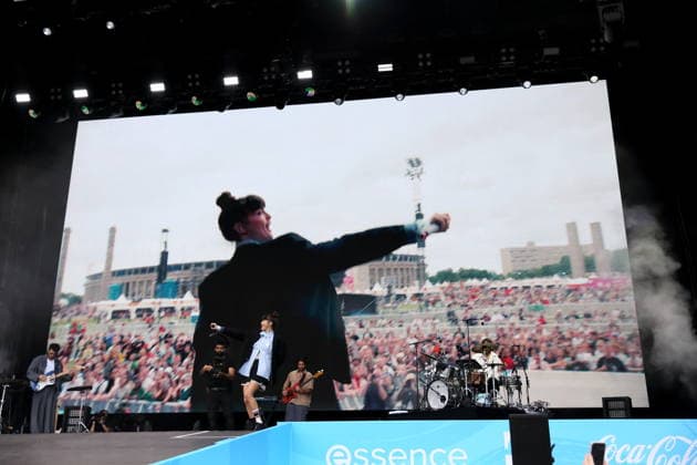 Noga Erez beim Lollapalooza Festival im Olympiapark in Berlin, 19. Juli 2026. Lollapalooza Berlin 2026 *** Noga Erez at the Lollapalooza Festival in Berlin s Olympic Park, July 19, 2026 Lollapalooza Berlin 2026