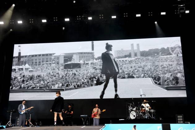 Noga Erez beim Lollapalooza Festival im Olympiapark in Berlin, 19. Juli 2026. Lollapalooza Berlin 2026 *** Noga Erez at the Lollapalooza Festival in Berlin s Olympic Park, July 19, 2026 Lollapalooza Berlin 2026