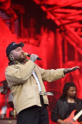 Jaten Collin Dimsdale alias Teddy Swims beim Lollapalooza Festival im Olympiapark in Berlin, 19. Juli 2026. Lollapalooza Berlin 2026 *** Jaten Collin Dimsdale, aka Teddy Swims, at the Lollapalooza Festival in Berlin s Olympic Park, July 19, 2026 Lollapalooza Berlin 2026