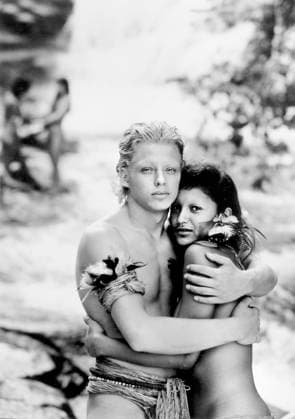 Dira Paes, Charley Boorman, on-set of the Film, The Emerald Forest , Embassy Pictures, 1985  Copyright: xABxArchivesx jtv013927