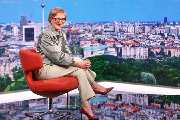 Berlin, Deutschland, 19.07.2026: ARD-Hauptstadtstudio: Sommerinterview: Grünen-Chefin Franziska Brantner im Interview *** Berlin, Germany, July 19, 2026: ARD Capital Studio Summer Interview with Green Party Leader Franziska Brantner Copyright: xdtsxNachrichtenagenturx dts_128030