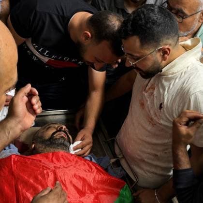 Two Palestinians killed during confrontation after reported settler raid in Deir Jarir DEIR JARIR, WEST BANK JULY 20, 2026: Israeli settlers, accompanied by Israeli security forces according to Palestinian residents, enter the village of Deir Jarir, east of Ramallah, where residents report that flocks of sheep were taken from local shepherds. Palestinian residents confront the settlers, and Israeli forces open fire during the clashes, according to the Palestinian Ministry of Health and local officials. The ministry said two Palestinians were killed and three others were critically injured. Ramallah Palestine, State of Copyright: x xSalmanxMohsenxAlkhatibx xJNAxPressx