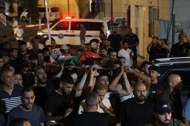 July 20, 2026, Ramallah, Palestine, State of: DEIR JARIR, WEST BANK Ã¢â‚¬ JULY 20, 2026: Israeli settlers, accompanied by Israeli security forces according to Palestinian residents, enter the village of Deir Jarir, east of Ramallah, where residents report that flocks of sheep were taken from local shepherds. Palestinian residents confront the settlers, and Israeli forces open fire during the clashes, according to the Palestinian Ministry of Health and local officials. The ministry said two Palestinians were killed and three others were critically injured. JNA Press Ramallah Palestine, State of  - ZUMAq101 20260720_zna_q101_046 Copyright: xSalmanxMohsenxAlkhatibx