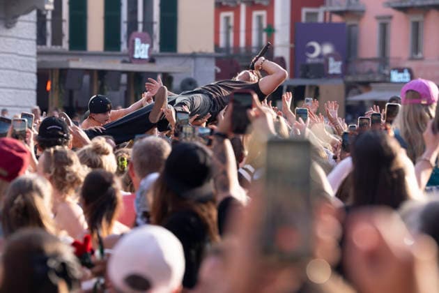 19.07.2026, Locarno, Piazza Grande, Moon and Stars, Wincent Weiss Locarno Piazza Grande Ticino Switzerland *** July 19, 2026, Locarno, Piazza Grande, Moon and Stars, Wincent Weiss, Locarno, Piazza Grande, Ticino, Switzerland  Copyright: xJustPictures.ch AlexanderxRaemyx
