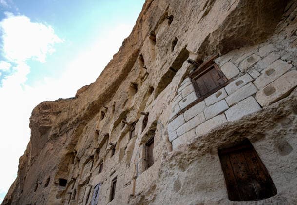 Historic grain granaries stand the test of time in Turkiye s Karaman TASKALE, KARAMAN - JULY 20: A view of historic rock-carved granaries, carved by hand into a single rock mass, continue to preserve Anatolia s agricultural heritage with their centuries-old functionality and distinctive architecture, in Taskale village of Karaman, Turkiye on July 20, 2026. Despite the use of modern storage methods, more than 250 granaries remain in active use by local residents, naturally preserving grain for years thanks to the humidity and temperature balance provided by the clay-rich limestone. Mahmut Serdar Alakus Anadolu Karaman Turkey. Editorial use only. Please get in touch for any other usage.  Copyright: x2026xAnadoluxMahmutxSerdarxAlakuÅüx