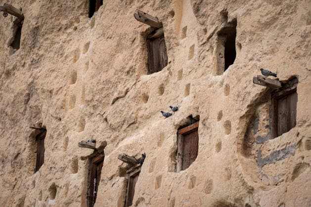 Historic grain granaries stand the test of time in Turkiye s Karaman KARAMAN, TURKIYE - JULY 20: A view of historic rock-carved granaries, carved by hand into a single rock mass, continue to preserve Anatolia s agricultural heritage with their centuries-old functionality and distinctive architecture, in Taskale village of Karaman, Turkiye on July 20, 2026. Despite the use of modern storage methods, more than 250 granaries remain in active use by local residents, naturally preserving grain for years thanks to the humidity and temperature balance provided by the clay-rich limestone. Mahmut Serdar Alakus Anadolu Karaman Turkey. Editorial use only. Please get in touch for any other usage.  Copyright: x2026xAnadoluxMahmutxSerdarxAlakuÅüx