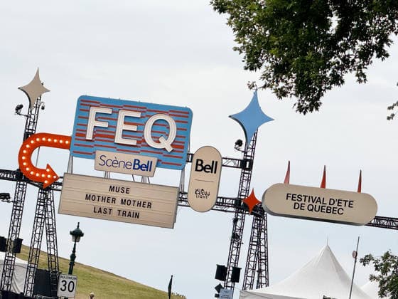 Festival d Ete de Quebec Festival d Ã tÃ de QuÃ bec 2026 - Day 10 A general view of the entrance to Scene Bell during the Festival d Ã tÃ de QuÃ bec on July 18, 2026 in Quebec City, Quebec. Quebec City Plaines De Abraham Quebec Canada Copyright: xx