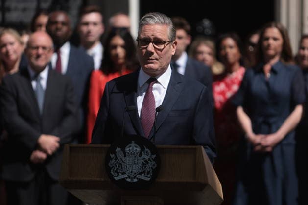 . 20 07 2026. London, United Kingdom. Keir Starmer Departs Downing Street. UK Prime minister Keir Starmer Departs Downing Street for the final time following speech.  xMartynxWheatleyx xi-Imagesx IIM-26911-0022
