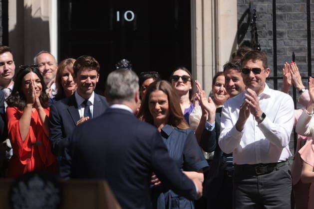 . 20 07 2026. London, United Kingdom. Keir Starmer Departs Downing Street. UK Prime minister Keir Starmer Departs Downing Street for the final time following speech.  xMartynxWheatleyx xi-Imagesx IIM-26911-0023
