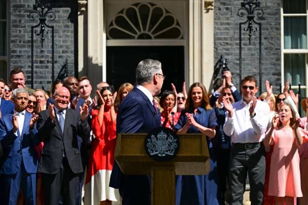 Sir Keir Starmer departs as outgoing Prime Minister, Downing Street, London, UK - 20 Jul 2026 Keir Starmer gives his final address as Prime Minister outside No.10 Downing Street Sir Keir Starmer departs as outgoing Prime Minister, Downing Street, London, UK - 20 Jul 2026, Credit:Victoria Jones Shutterstock PA ROTA - B68 Avalon United Kingdom, London, Downing Street  Copyright: xVictoriaxJones Shutterstockx xPAxROTAx-xB68x xAvalonx 1117543184