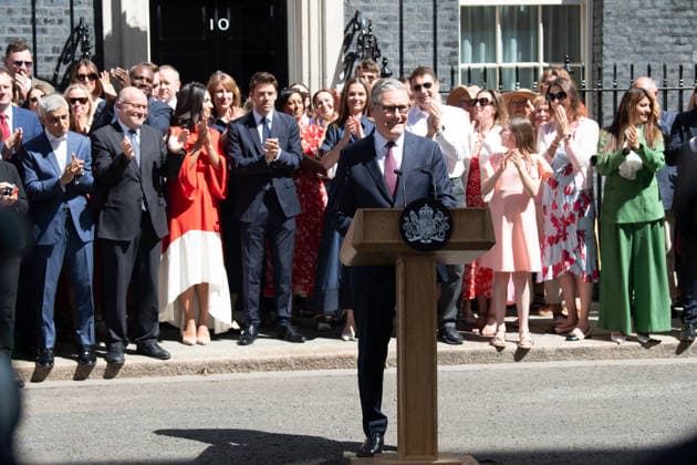 British Prime Minister Sir Keir Starmer Departs Downing Street, London, UK - Monday 20 July 2026 Outgoing British Prime Minister Sir Keir Starmer delivers his final speech in Downing Street before departing at Downing Street, London, England, UK on Monday 20 July, 2026., Credit:Justin Ng Avalon UK, England, London, Downing Street  Copyright: xJustinxNgx xAvalonx 1117544516