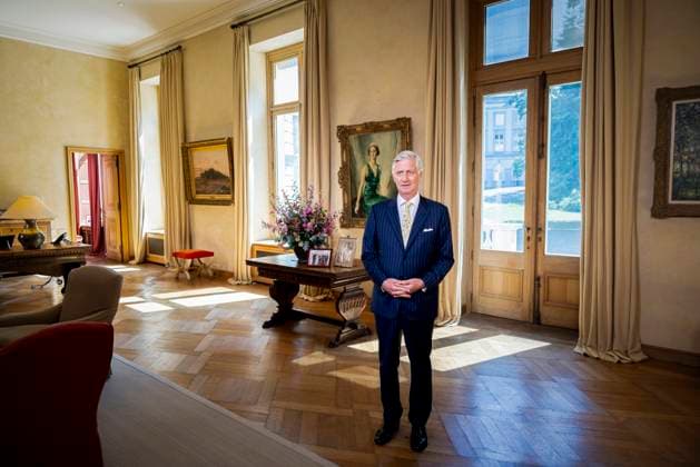 Speech Of King Philippe For National Day 2026 BRUSSELS, BELGIUM - JULY 16 : King Philippe of Belgium s speech on the occasion of National Day was recorded in the King s office at the Royal Palace in Brussels, on July 16, 2026 in Brussels, Belgium, 16 07 2026 Brussels Belgium  Copyright: xPatrickxVanxKatwijkx