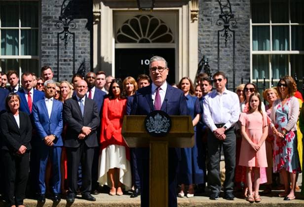 Sir Keir Starmer departs as outgoing Prime Minister, Downing Street, London, UK - 20 Jul 2026 Keir Starmer gives his final address as Prime Minister outside No.10 Downing Street Sir Keir Starmer departs as outgoing Prime Minister, Downing Street, London, UK - 20 Jul 2026, Credit:Victoria Jones Shutterstock PA ROTA - B68 Avalon United Kingdom, London, Downing Street  Copyright: xVictoriaxJones Shutterstockx xPAxROTAx-xB68x xAvalonx 1117544615
