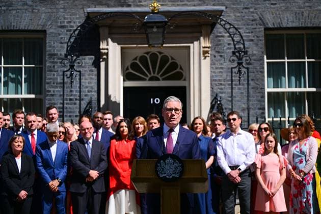 Sir Keir Starmer departs as outgoing Prime Minister, Downing Street, London, UK - 20 Jul 2026 Keir Starmer gives his final address as Prime Minister outside No.10 Downing Street Sir Keir Starmer departs as outgoing Prime Minister, Downing Street, London, UK - 20 Jul 2026, Credit:Victoria Jones Shutterstock PA ROTA - B68 Avalon United Kingdom, London, Downing Street  Copyright: xVictoriaxJones Shutterstockx xPAxROTAx-xB68x xAvalonx 1117544698