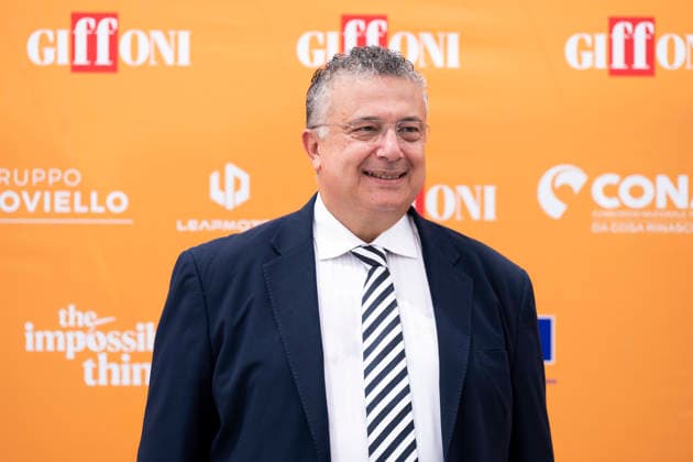 July 20, 2026, Giffoni Valle Piana, Salerno, Italy: Major of Rizziconi Antonino Bartuccio attends the photocall at 56th Giffoni Film Festival 2026 in Giffoni Valle Piana, Salerno, Italy on July 20, 2026. Giffoni Valle Piana Italy  - ZUMAl175 20260720_zip_l175_008 Copyright: xFrancescoxLucianox