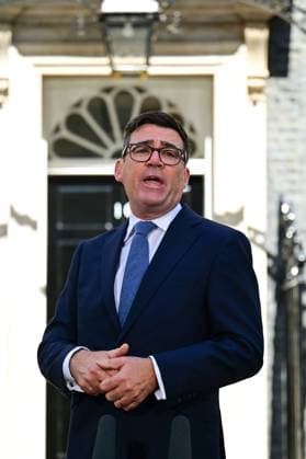 Andy Burnham becomes Prime Minister, Downing Street, London, UK - 20 Jul 2026 Andy Burnham gives his inaugural speech as Prime Minister outside No.10 Downing Street Andy Burnham becomes Prime Minister, Downing Street, London, UK - 20 Jul 2026, Credit:Victoria Jones Shutterstock PA ROTA - B68 Avalon United Kingdom, London, Downing Street  Copyright: xVictoriaxJones Shutterstockx xPAxROTAx-xB68x xAvalonx 1117552782