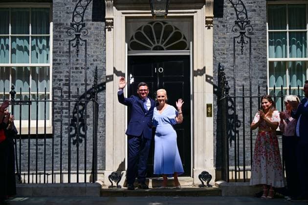 Andy Burnham becomes Prime Minister, Downing Street, London, UK - 20 Jul 2026 Prime Minister Andy Burnham and wife Marie-France van Heel at No.10 Downing Street Andy Burnham becomes Prime Minister, Downing Street, London, UK - 20 Jul 2026, Credit:Victoria Jones Shutterstock PA ROTA - B68 Avalon United Kingdom, London, Downing Street  Copyright: xVictoriaxJones Shutterstockx xPAxROTAx-xB68x xAvalonx 1117553007