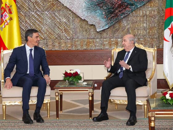 RECORD DATE NOT STATED Algeria Spain Politics Algerian President Abdelmadjid Tebboune Receives Spanish Prime Minister Pedro Sánchez in Algiers, Algeria, on July 20, 2026. Pedro Sánchez is on an official visit to Algeria. Photos: APP via the Algerian Presidency ALGIERS ALGERIA Copyright: xAlgÃ riexPressexPhotosxAPPxAlgÃ riexPressexPhotosx AlgÃ rie Espagne - Politique (3)