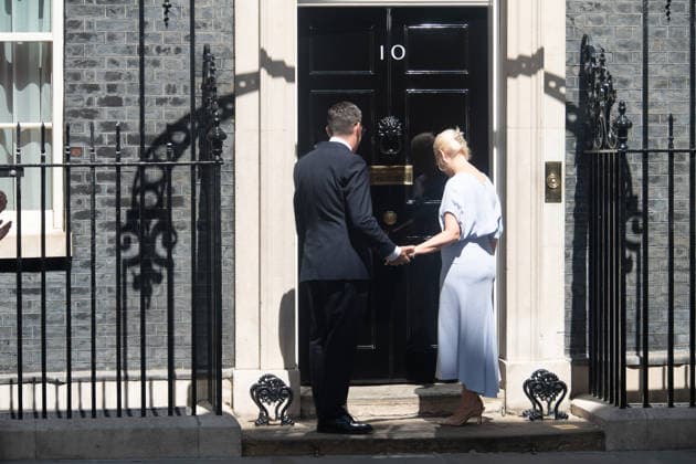 British Prime Minister Andy Burnham arrives in Downing Street, London, UK - Monday 20 July 2026 Prime Minister Andy Burnham and wife Marie-France van Heel poses at the door of 10 Downing Street, London, England, UK on Monday 20 July, 2026., Credit:Justin Ng Avalon UK, England, London, Downing Street  Copyright: xJustinxNgx xAvalonx 1117559246