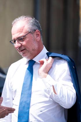 July 20, 2026, Giffoni Valle Piana, Salerno, Italy: Vice president of the Italian Chamber of Deputies Giorgio Mule attends the photocall at 56th Giffoni Film Festival 2026 in Giffoni Valle Piana, Salerno, Italy on July 20, 2026. Giffoni Valle Piana Italy  - ZUMAl175 20260720_zip_l175_055 Copyright: xFrancescoxLucianox