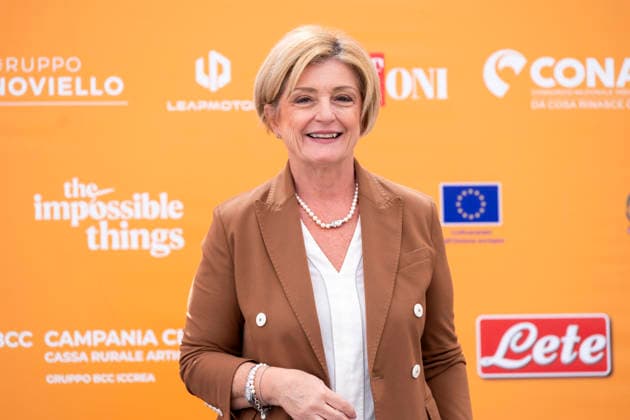 July 20, 2026, Giffoni Valle Piana, Salerno, Italy: Italian Minister of Labour and Social Policies Marina Calderone attends the photocall at 56th Giffoni Film Festival 2026 in Giffoni Valle Piana, Salerno, Italy on July 20, 2026. Giffoni Valle Piana Italy - ZUMAl175 20260720_zip_l175_049 Copyright: xFrancescoxLucianox