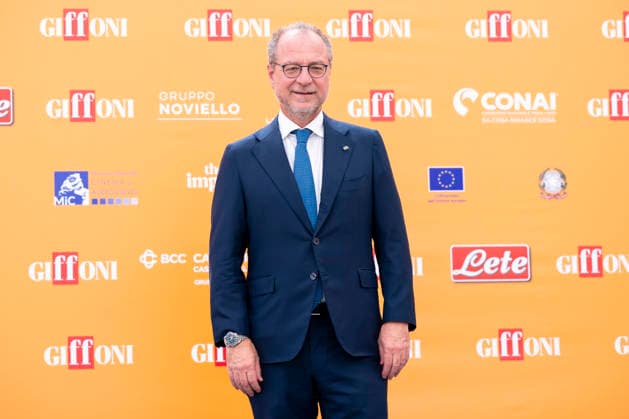 July 20, 2026, Giffoni Valle Piana, Salerno, Italy: Vice president of the Italian Chamber of Deputies Giorgio Mule attends the photocall at 56th Giffoni Film Festival 2026 in Giffoni Valle Piana, Salerno, Italy on July 20, 2026. Giffoni Valle Piana Italy - ZUMAl175 20260720_zip_l175_052 Copyright: xFrancescoxLucianox