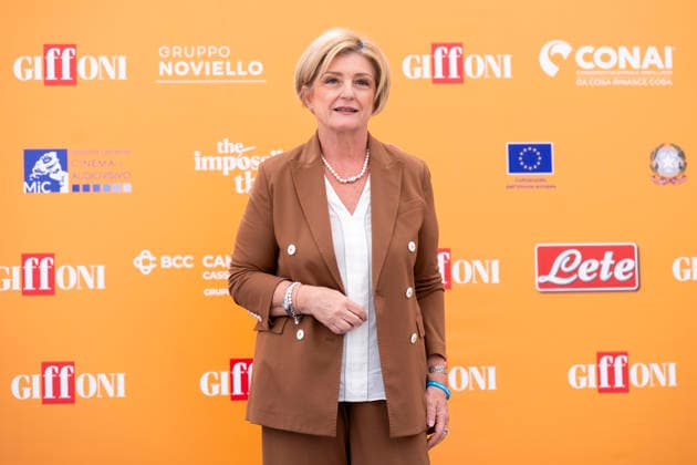 July 20, 2026, Giffoni Valle Piana, Salerno, Italy: Italian Minister of Labour and Social Policies Marina Calderone attends the photocall at 56th Giffoni Film Festival 2026 in Giffoni Valle Piana, Salerno, Italy on July 20, 2026. Giffoni Valle Piana Italy - ZUMAl175 20260720_zip_l175_053 Copyright: xFrancescoxLucianox
