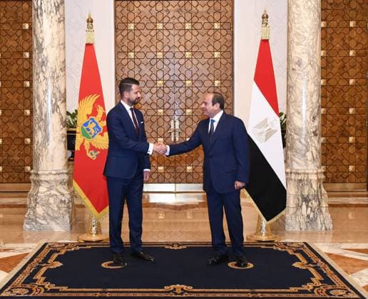 Egyptian president receives Montenegro’s president in Cairo Egyptian President Abdel Fattah el-Sisi receives Montenegro’s President Jakov Milatovi? ahead of a meeting in Cairo, Egypt, on July 20, 2026. Photo by Egyptian President Office apaimages Cairo Cairo Egypt 200726_Egypt_EPO_00(4) Copyright: xapaimagesxEgyptianxPresidentxOfficex xapaimagesx