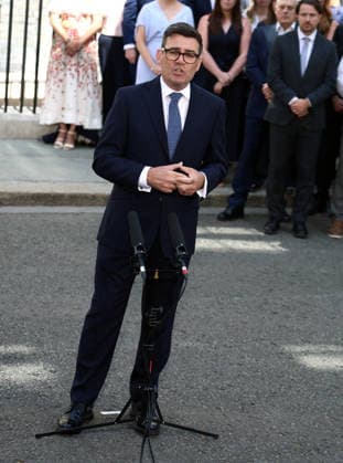 July 20, 2026, London, United Kingdom: New Prime Minister and Leader of the Labour Party Andy Burnham delivers his inaugural speech as UK s new Prime Minister. London United Kingdom - ZUMAs197 20260720_aaa_s197_087 Copyright: xFredxDuvalx