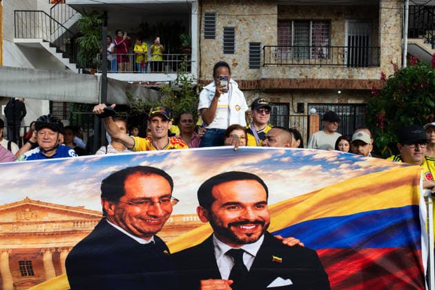July 20, 2026, Medellin, Antioquia, Colombia: Colombia s president-elect Abelardo De la Espriella takes part during the Independence Day of Colombia military parade in Medellin, Colombia on July 20, 2026. Medellin Colombia - ZUMAvp1_ 20260720_zia_vp1_007 Copyright: xCamiloxMorenox