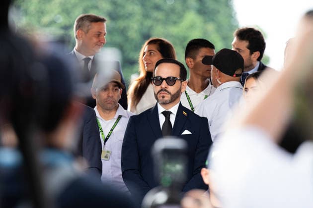 July 20, 2026, Medellin, Antioquia, Colombia: Colombia s president-elect Abelardo De la Espriella takes part during the Independence Day of Colombia military parade in Medellin, Colombia on July 20, 2026. Medellin Colombia - ZUMAvp1_ 20260720_zia_vp1_009 Copyright: xCamiloxMorenox