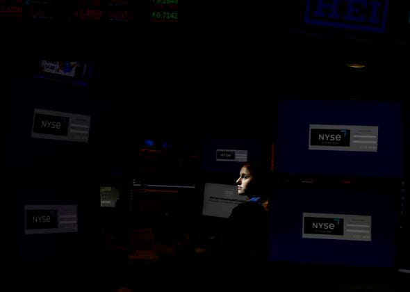 Traders work on the floor of the New York Stock Exchange on Wall Street on Monday, July 20, 2026 in New York City. The S&P 500 and Nasdaq Composite began the day higher on Monday and oil prices fluctuated in response to the latest bout of military exchanges between the U.S. and Iran.  NYP20260720110 JOHNxANGELILLO