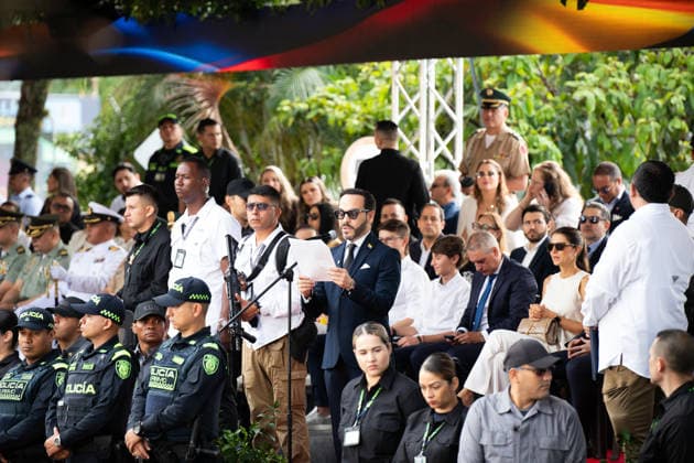 July 20, 2026, Medellin, Antioquia, Colombia: Colombia s president-elect Abelardo De la Espriella takes part during the Independence Day of Colombia military parade in Medellin, Colombia on July 20, 2026. Medellin Colombia - ZUMAvp1_ 20260720_zia_vp1_018 Copyright: xCamiloxMorenox