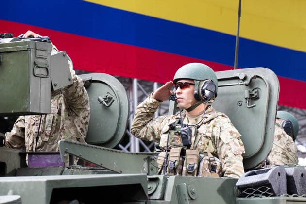 July 20, 2026, Medellin, Antioquia, Colombia: Colombia s president-elect Abelardo De la Espriella takes part during the Independence Day of Colombia military parade in Medellin, Colombia on July 20, 2026. Medellin Colombia  - ZUMAvp1_ 20260720_zia_vp1_027 Copyright: xCamiloxMorenox