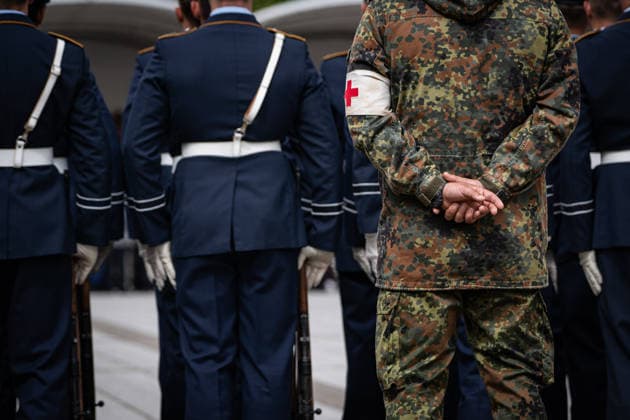 Berlin, Feierliches Gelöbnis im BMVg Feierliches Gelöbnis im Bundesministerium der Verteidigung am 20.07.2026 anlässlich des 82. Jahrestages des 20. Juli 1944. Berlin Bundesministerium der Verteidigung Berlin Deutschland *** Berlin, Ceremonial Oath-Taking at the Federal Ministry of Defense Ceremonial oath-taking at the Federal Ministry of Defense on July 20, 2026, on the occasion of the 82nd anniversary of July 20, 1944 Berlin Federal Ministry of Defense Berlin Germany