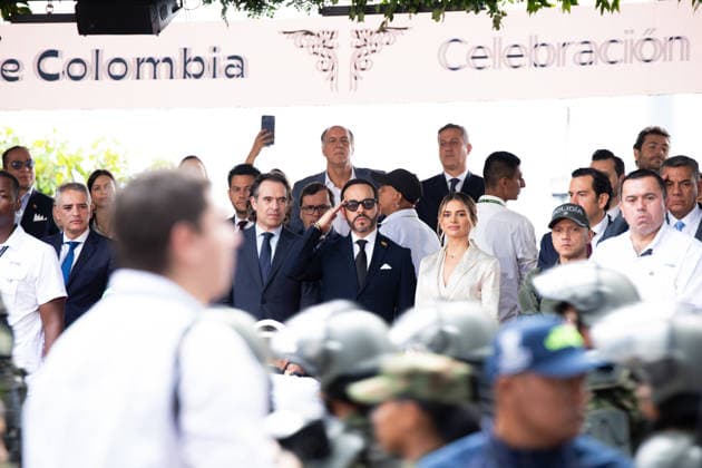July 20, 2026, Medellin, Antioquia, Colombia: Colombia s president-elect Abelardo De la Espriella takes part during the Independence Day of Colombia military parade in Medellin, Colombia on July 20, 2026. Medellin Colombia  - ZUMAvp1_ 20260720_zia_vp1_031 Copyright: xCamiloxMorenox
