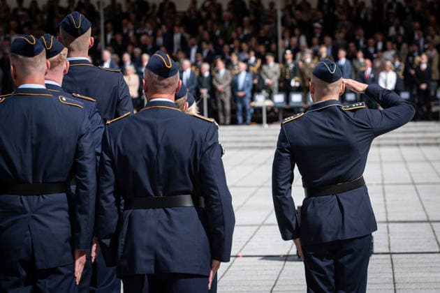 Berlin, Feierliches Gelöbnis im BMVg Feierliches Gelöbnis im Bundesministerium der Verteidigung am 20.07.2026 anlässlich des 82. Jahrestages des 20. Juli 1944. Berlin Bundesministerium der Verteidigung Berlin Deutschland *** Berlin, Ceremonial Oath-Taking at the Federal Ministry of Defense Ceremonial oath-taking at the Federal Ministry of Defense on July 20, 2026, on the occasion of the 82nd anniversary of July 20, 1944 Berlin Federal Ministry of Defense Berlin Germany