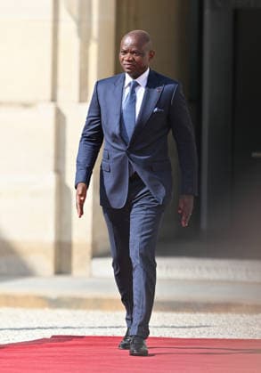 Emmanuel Macron - Brice Oligui Nguema meeting in Paris PARIS, FRANCE - JULY 20: Brice Oligui Nguema, President of Gabon, arrives to meet French President Emmanuel Macron (not pictured) at the Elysee Presidential Palace in Paris, France on July 20, 2026. Mustafa Yalcin Anadolu Paris France. Editorial use only. Please get in touch for any other usage.  Copyright: x2026xAnadoluxMustafaxYalcinx