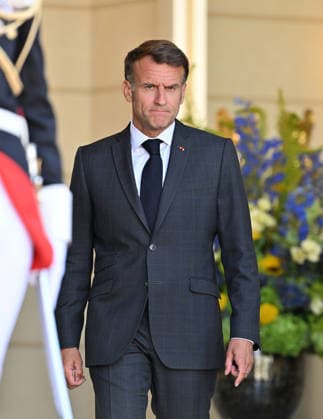 Emmanuel Macron - Brice Oligui Nguema meeting in Paris PARIS, FRANCE - JULY 20: French President Emmanuel Macron awaits Brice Oligui Nguema (not pictured), President of Gabon at the Elysee Presidential Palace in Paris, France on July 20, 2026. Mustafa Yalcin Anadolu Paris France. Editorial use only. Please get in touch for any other usage.  Copyright: x2026xAnadoluxMustafaxYalcinx