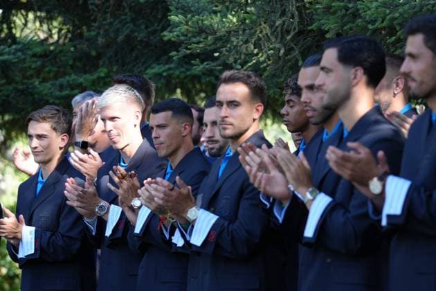 at royal reception to honour the Spain Soccer team after their victory in the World Cup USA and Mexico 2026 in Madrid on Modany, 20 July 2026. Cordon Press 