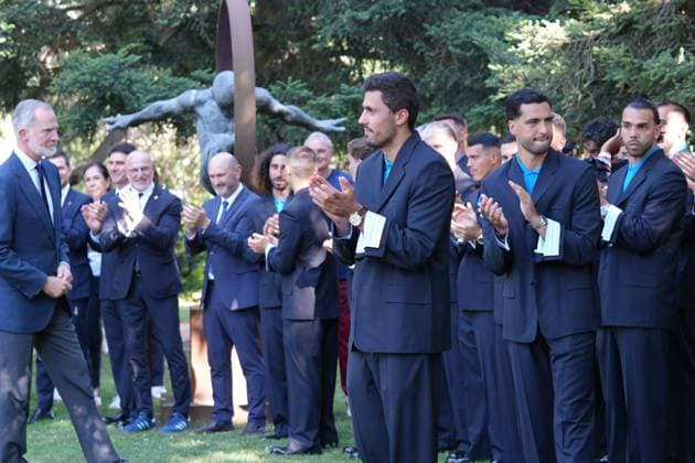 at royal reception to honour the Spain Soccer team after their victory in the World Cup USA and Mexico 2026 in Madrid on Modany, 20 July 2026. Cordon Press 